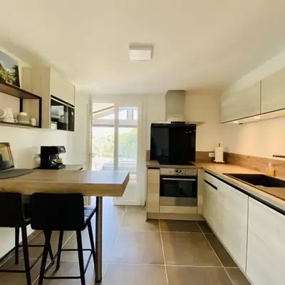 Maison 6 pers proche plage Santocha avec jardin clôturé et parking - FR-1-413-173