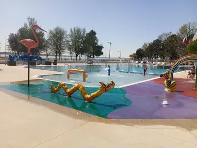 Piscine de l'établissement mobil home ou située à proximité
