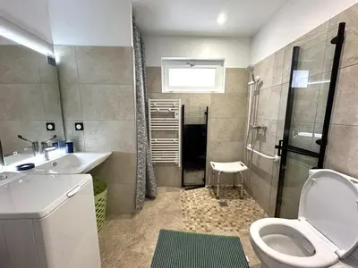 Salle de bains dans l'établissement La massoune