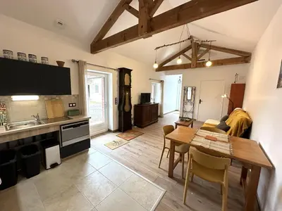 Cuisine ou kitchenette dans l'établissement La massoune
