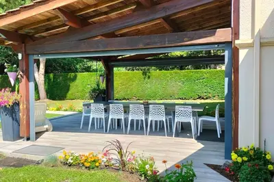 Jardin de l'établissement Villa Entre Bordeaux et Arcachon