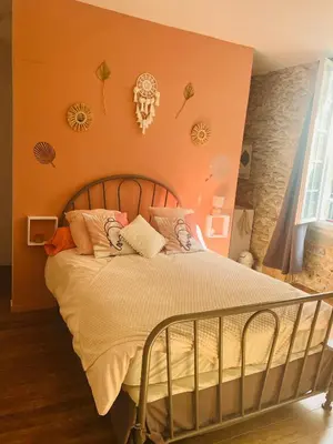 Un ou plusieurs lits dans un hébergement de l'établissement Les chambres d'Ursule
