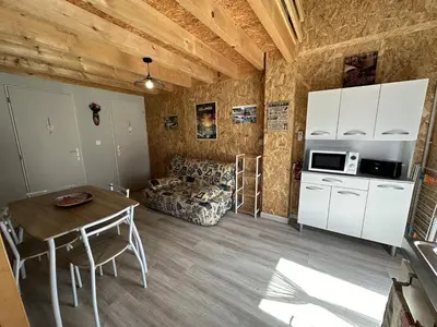 Cuisine ou kitchenette dans l'établissement Lou coutiot