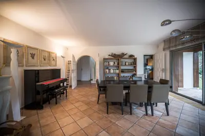 Coin salon dans l'établissement Villa Doña Sol