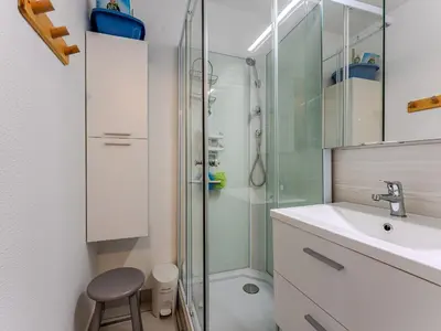 Plan de l'établissement T2 cabine à 250 m de la plage à Biscarrosse avec balcon plein sud et parking - FR-1-521-246