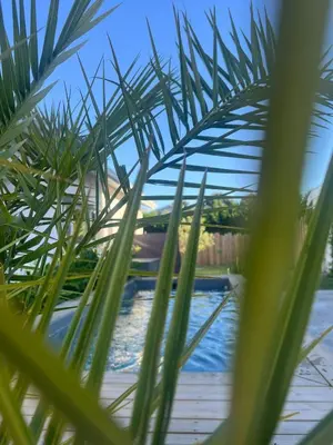 Jardin de l'établissement La villa Baie du Lac