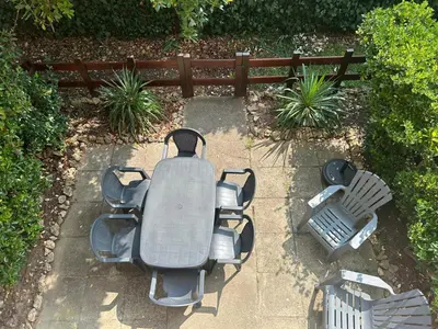 Jardin de l'établissement Appartement 4 personnes Mimizan