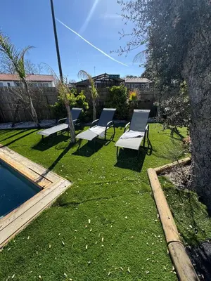 Piscine de l'établissement villa bord de mer 400 M de la plage ou située à proximité