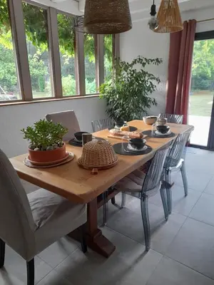 Plan de l'établissement Suite familiale 2 chambres communicantes et piscine