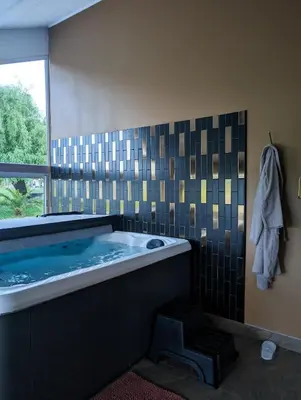 Salle de bains dans l'établissement L’Instant