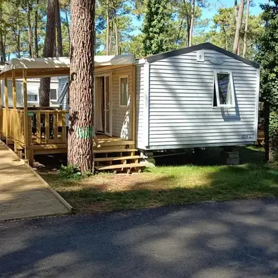 Mobil'home haut de gamme XXL sous les pins !