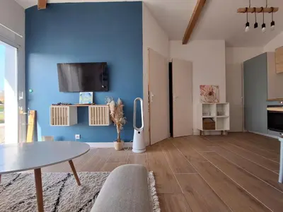 Télévision ou salle de divertissement dans l'établissement Le spot Landais - Le gîte