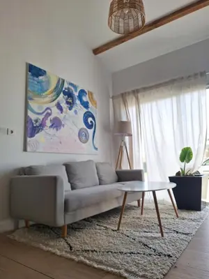 Coin salon dans l'établissement Le spot Landais - Le gîte