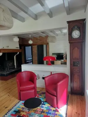 Coin salon dans l'établissement Maison Bel Air
