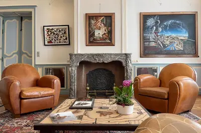 Coin salon dans l'établissement Chambre d'Art