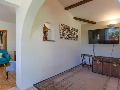 Télévision ou salle de divertissement dans l'établissement Holiday Home Labenne Océan 974 by Interhome