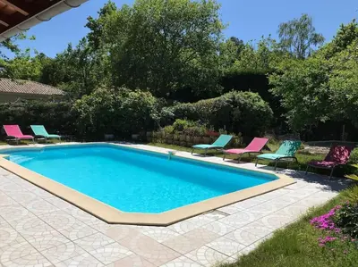 Piscine de l'établissement Maison Villa Bassin Arcachon 170m2 avec piscine ou située à proximité