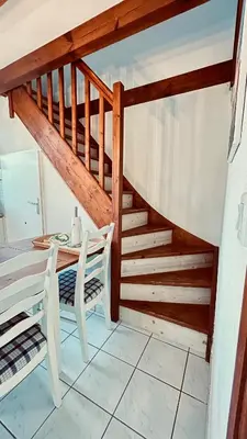Plan de l'établissement Jolie maison de vacances avec terrasse et jardin