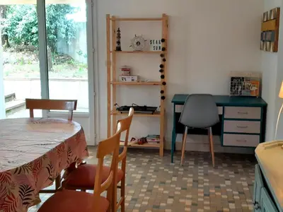 Plan de l'établissement Maison familiale à Capbreton pour 6 pers, proche plage avec terrasse et parking - FR-1-239-1047