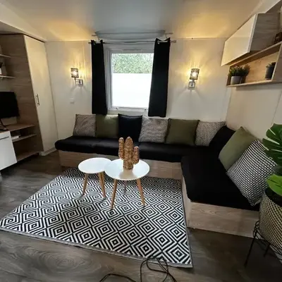 Grand Mobil Home Tout Confort pour 6 personnes - Camping Les Oyats 4 étoiles