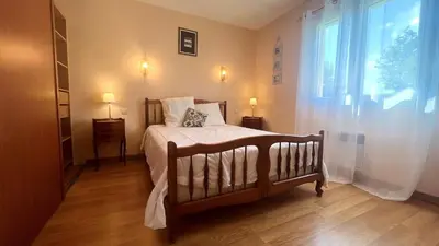Un ou plusieurs lits dans un hébergement de l'établissement VILLA FANTINI - Maison 3 chambres Centre-Ville