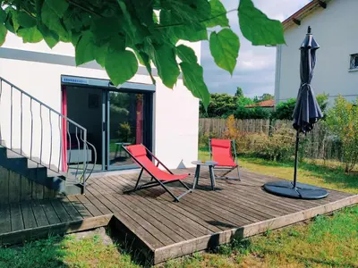Jardin de l'établissement La Cabane de Marius
