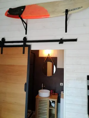 Salle de bains dans l'établissement Chez Cristele et David
