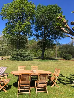 Jardin de l'établissement Appartement en pleine nature