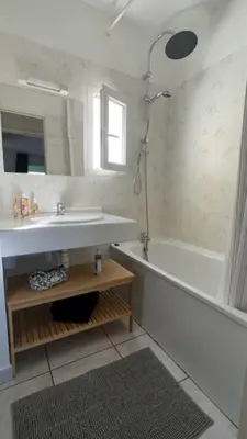 Salle de bains dans l'établissement Lanas Natura
