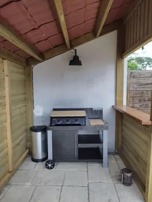 Coin salon dans l'établissement Maison au coeur de Capbreton