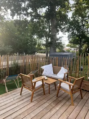 Jardin de l'établissement Casa Leo
