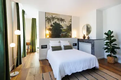 Un ou plusieurs lits dans un hébergement de l'établissement Villa Stella