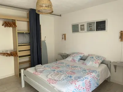 Un ou plusieurs lits dans un hébergement de l'établissement maison typique bassin d'Arcachon