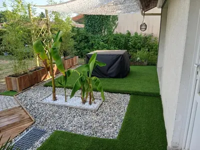 Jardin de l'établissement LE BARROQUE