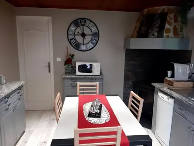 Cuisine ou kitchenette dans l'établissement LE BARROQUE