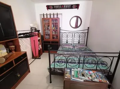 Un ou plusieurs lits dans un hébergement de l'établissement Appartement agreable sur le bassin d'arcachon