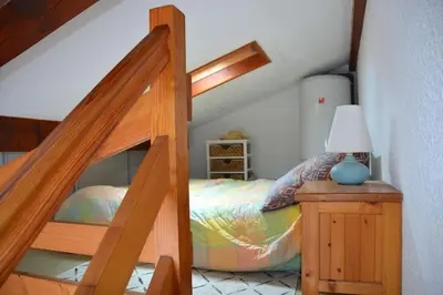Un ou plusieurs lits dans un hébergement de l'établissement Appartement Capbreton
