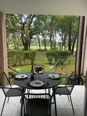 Jardin de l'établissement Quiet renovated nest with a nice view of the golf