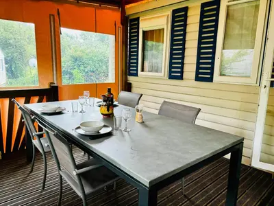 Plan de l'établissement Superbe Mobilehome 3 ch, climatisé tout confort