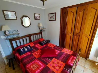 Un ou plusieurs lits dans un hébergement de l'établissement Appartement T2 Le Teich