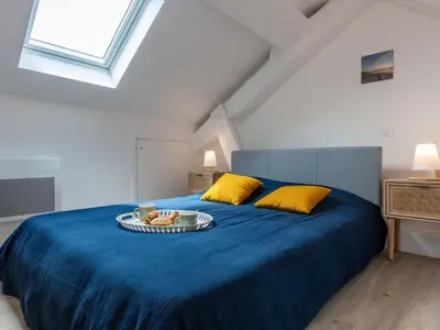 Un ou plusieurs lits dans un hébergement de l'établissement Apartment Cap Océan-1 by Interhome