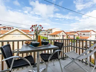 Balcon ou terrasse dans l'établissement Apartment Cap Océan-2 by Interhome