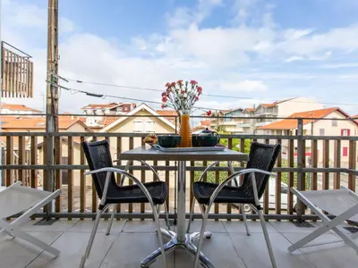 Balcon ou terrasse dans l'établissement Apartment Cap Océan-2 by Interhome