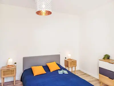 Un ou plusieurs lits dans un hébergement de l'établissement Apartment Cap Océan-6 by Interhome