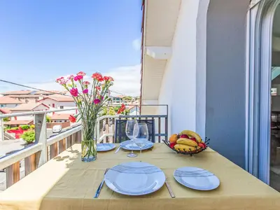 Balcon ou terrasse dans l'établissement Studio Cap Océan-17 by Interhome