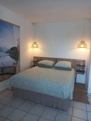 Un ou plusieurs lits dans un hébergement de l'établissement ETXEA FRANCE Gîte Cosy