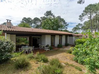 Jardin de l'établissement Maison Familiale au Milieu des Pins à Biscarrosse - 6 Pers, 300m du Lac, Ménage Inclus - FR-1-319-573