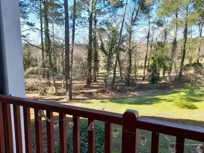 Jardin de l'établissement appartement dans résidence du golf proche du lac
