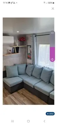 Coin salon dans l'établissement Chez Gill & Clo