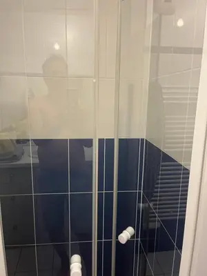 Salle de bains dans l'établissement Appartement